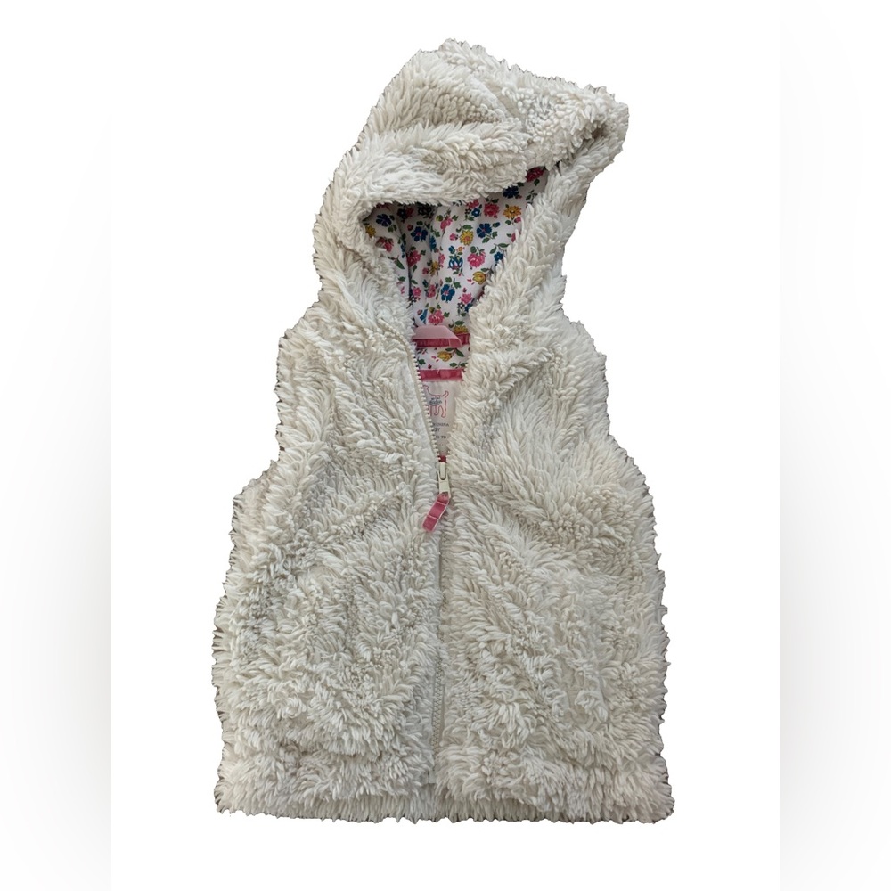 Mini Boden Girls Fuzzy Vest